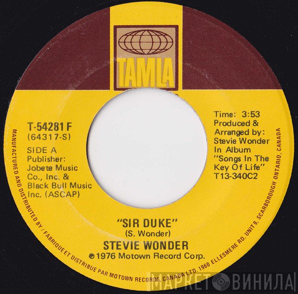 Stevie Wonder - Sir Duke / He's Misstra Know-It-All