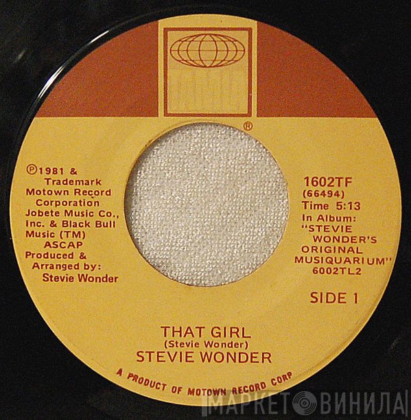Stevie Wonder - That Girl / All I Do