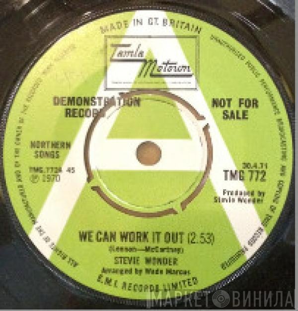 Stevie Wonder - We Can Work It Out / Don't Wonder Why