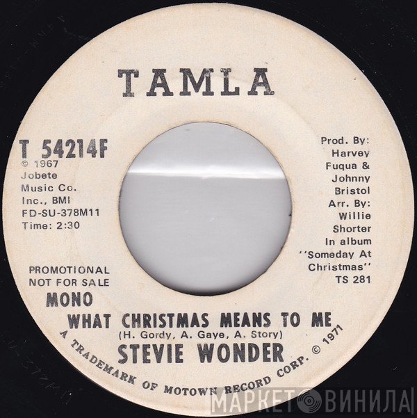 Stevie Wonder - What Christmas Means To Me