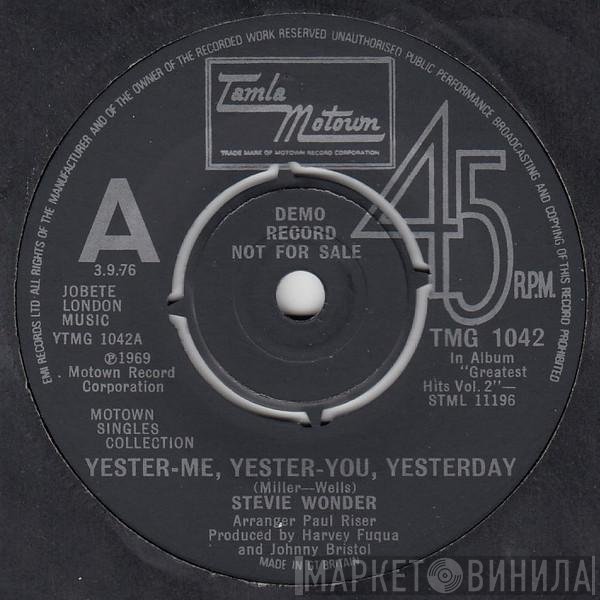 Stevie Wonder - Yester-Me, Yester-You, Yesterday / Uptight (Everything's Alright)