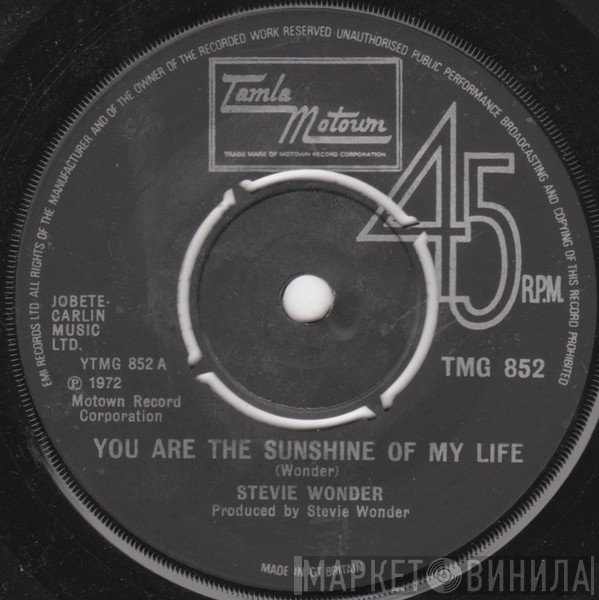 Stevie Wonder - You Are The Sunshine Of My Life