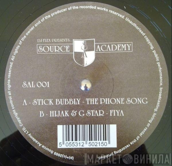 Stickbubbly, Gstar, Hijack  - The Phone Song / Fiya