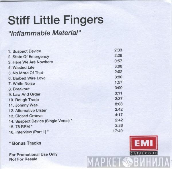 Stiff Little Fingers  - Inflammable Material