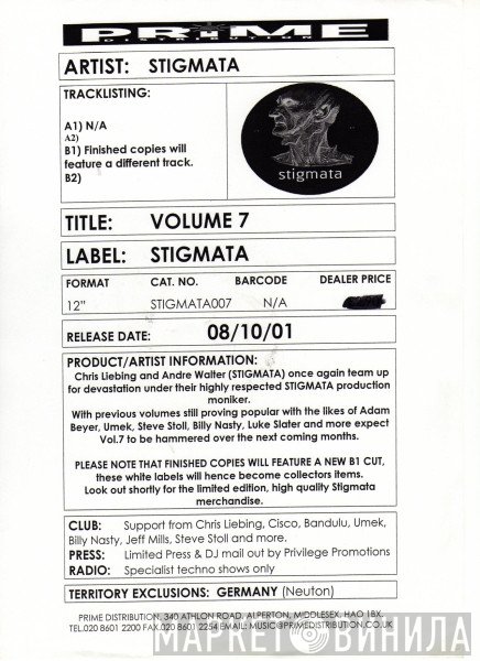 Stigmata  - Volume 7