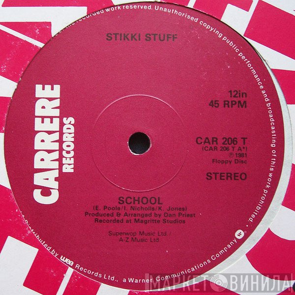 Stikki Stuff - School