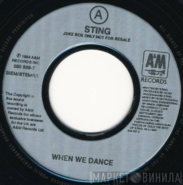 Sting - When We Dance