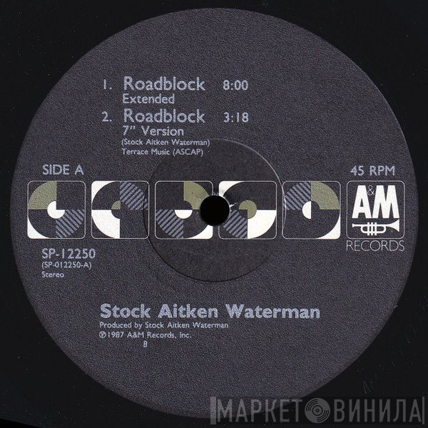 Stock, Aitken &amp; Waterman - Roadblock