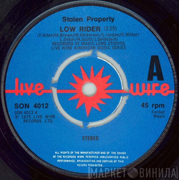 Stolen Property  - Low Rider / Black Jack