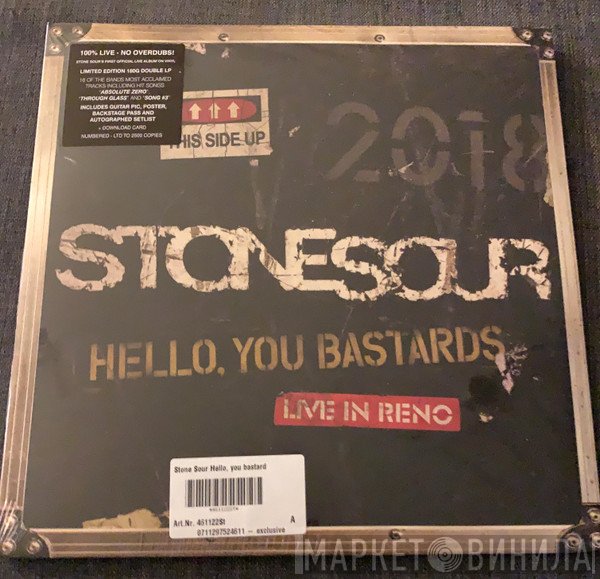 Stone Sour  - Hello, You Bastards (Live In Reno)