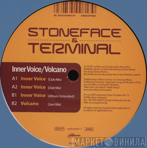 Stoneface & Terminal  - Inner Voice / Volcano