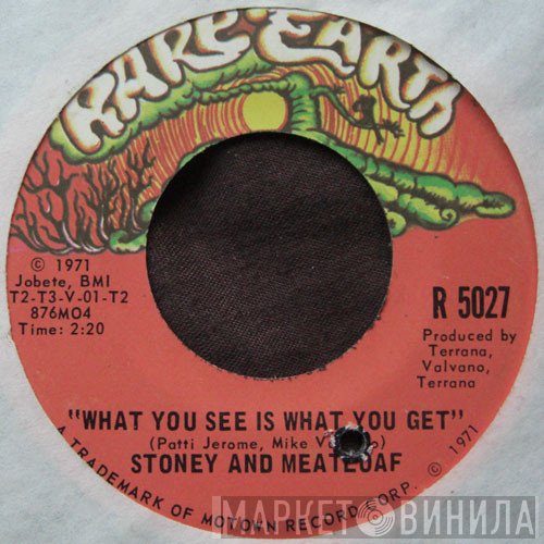 Stoney & Meatloaf - What You See Is What You Get / Lady Be Mine