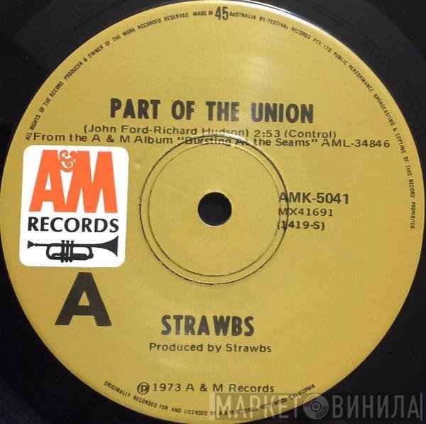 Strawbs  - Part Of The Union / Will You Go