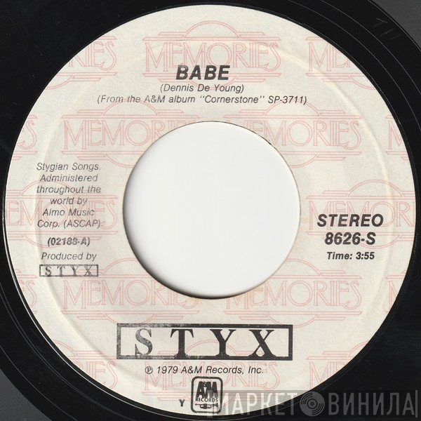 Styx  - Babe / Why Me