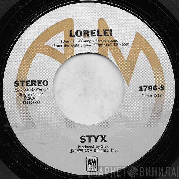 Styx  - Lorelei / Midnight Ride