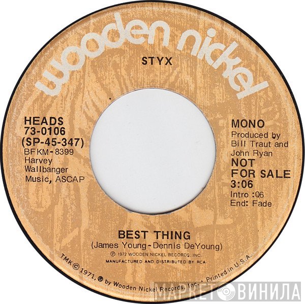 Styx  - Best Thing