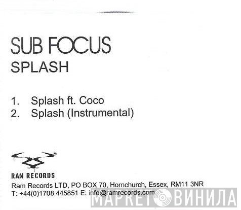 Sub Focus  - Splash