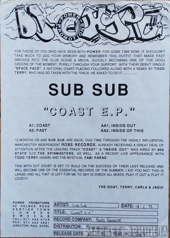 Sub Sub  - Coast EP