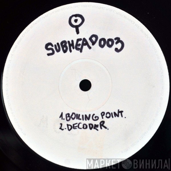 Subhead  - 003