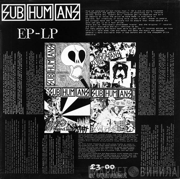 Subhumans - EP-LP