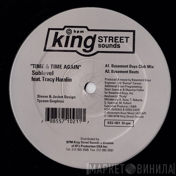 Sublevel, Tracy Hamlin - Time & Time Again
