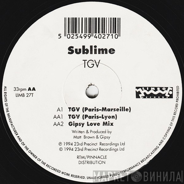 Sublime - TGV