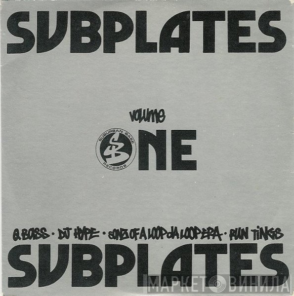  - Subplates Volume 1