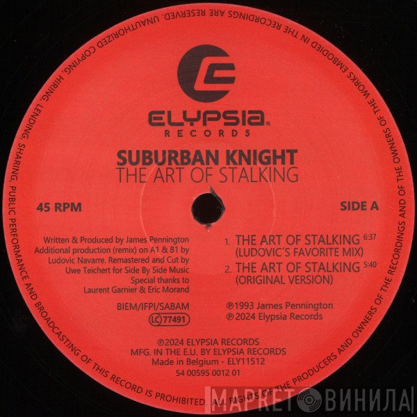 Suburban Knight - The Art Of Stalking 