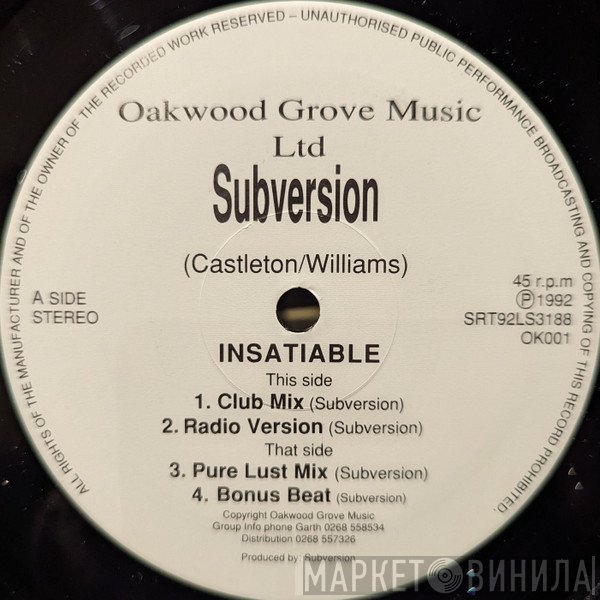 Subversion  - Insatiable