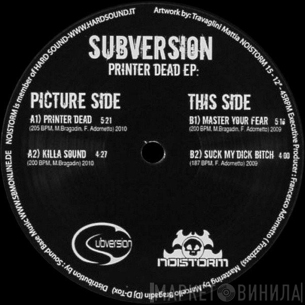 Subversion   - Printer Dead EP