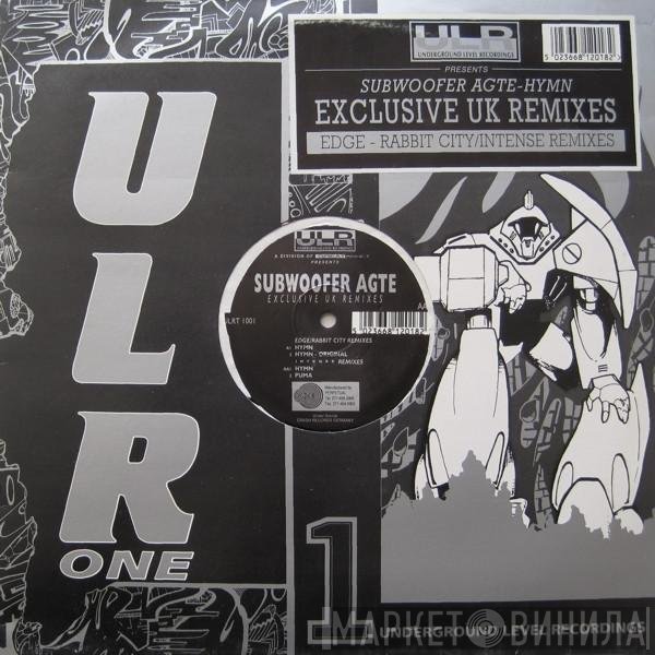Subwoofer Agte - Hymn - Exclusive UK Remixes