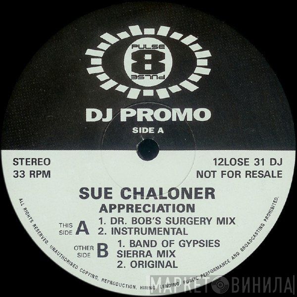 Sue Chaloner - Appreciation