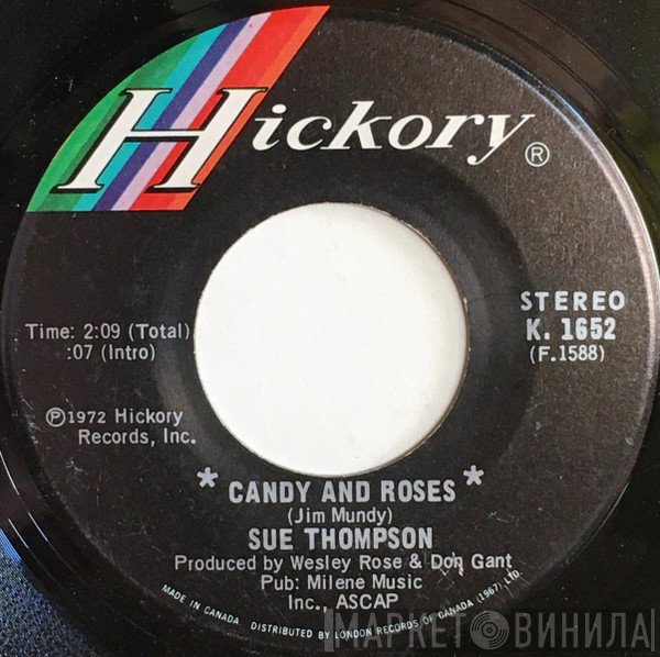 Sue Thompson  - Candy Roses / A Full Time Job