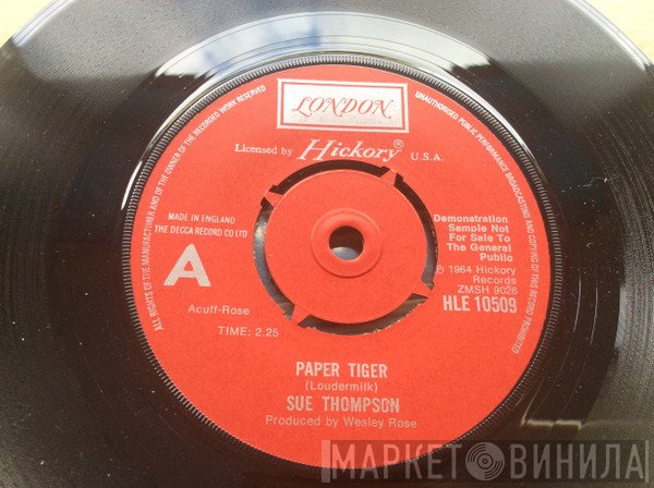 Sue Thompson - Paper Tiger / Big Mable Murphy