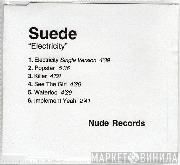 Suede  - Electricity