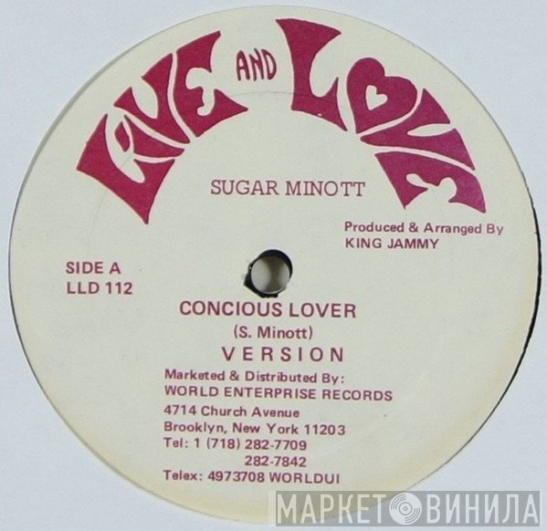 Sugar Minott / Home T  - Concious Lover / Same Friend