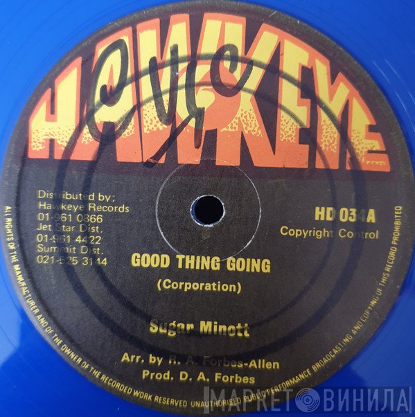 Sugar Minott / Session In Session  - Good Thing Going / Bad Things