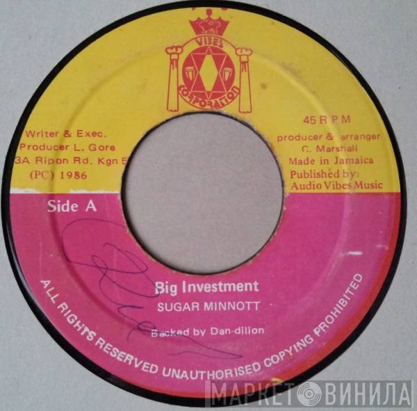 Sugar Minott  - Big Investment