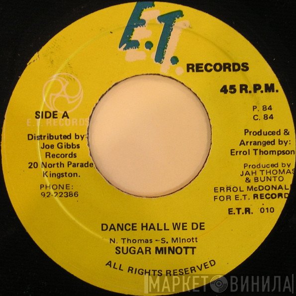 Sugar Minott - Dance Hall We De