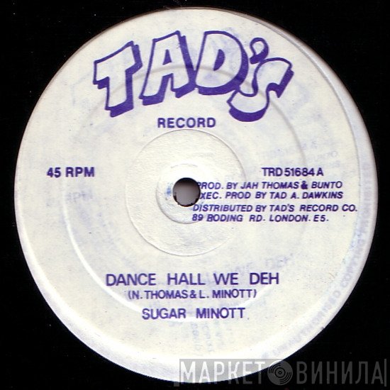 Sugar Minott - Dance Hall We Deh