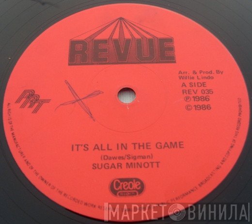 Sugar Minott - It's All In The Game / It's All The Dub