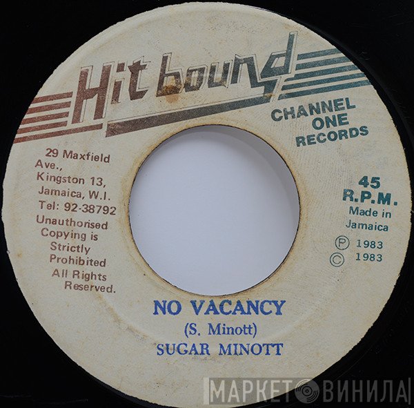 Sugar Minott - No Vacancy