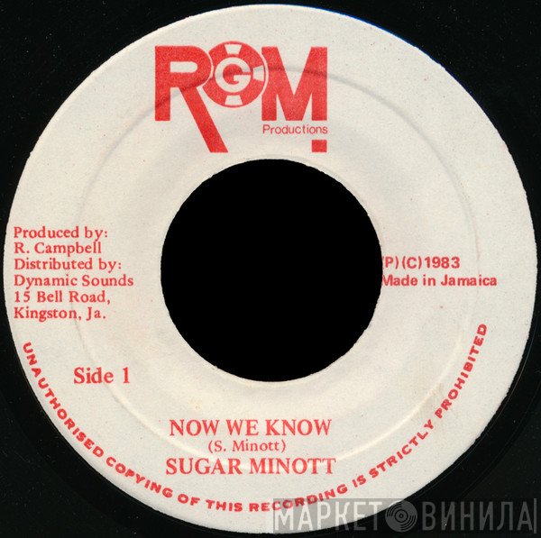 Sugar Minott  - Now We Know