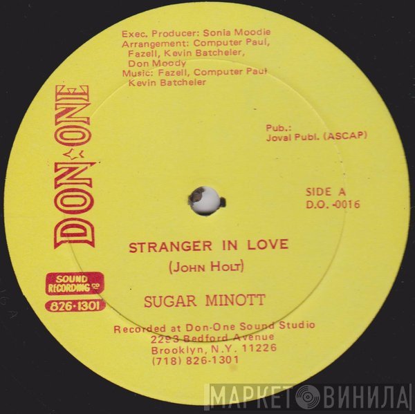 Sugar Minott  - Stranger In Love
