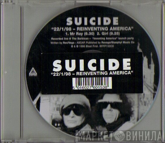 Suicide - 22/1/98 - Reinventing America