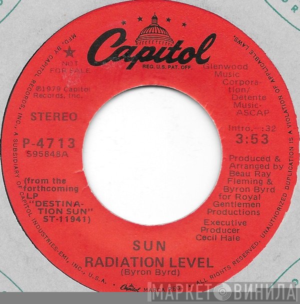 Sun   - Radiation Level