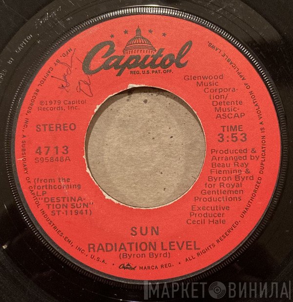 Sun   - Radiation Level