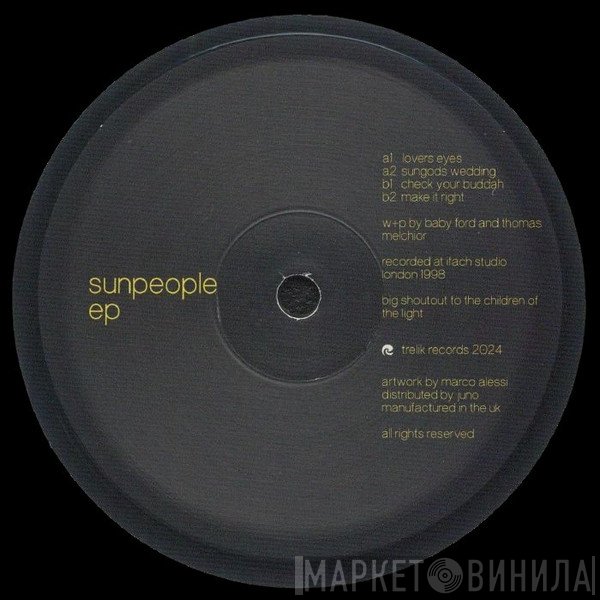Sunpeople - Sunpeople EP