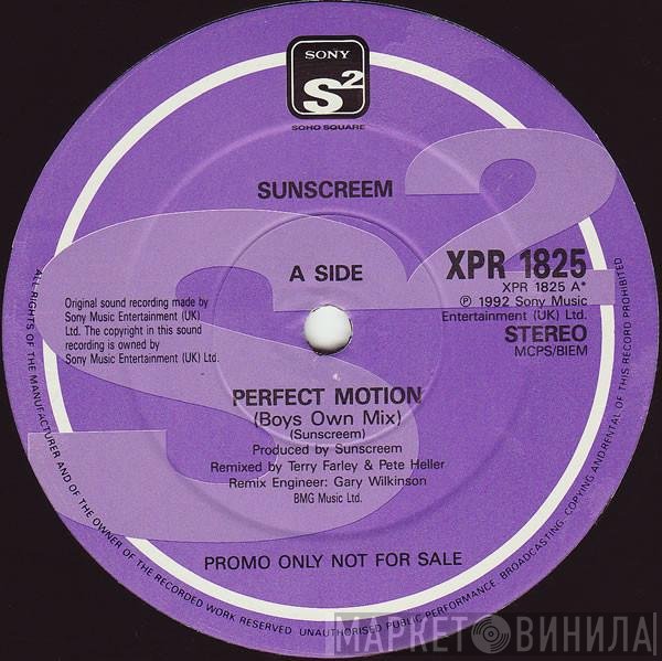 Sunscreem  - Perfect Motion
