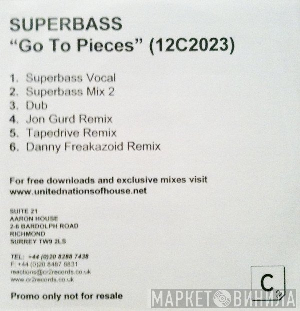 Superbass - Go To Pieces